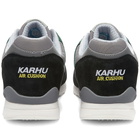 Karhu Men's Synchron Classic Sneakers in Jet Black/Hot Sauce