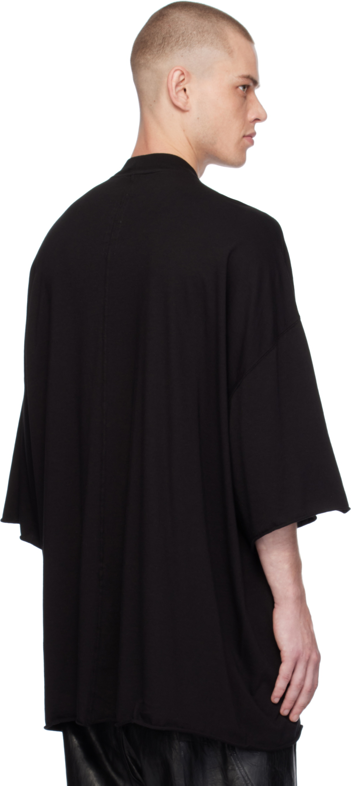 【関税込み】Rick Owens ブラック Porterville Level Tシャツ RICK OWENS Porterville Double LS T-shirt - Wrong Weather
