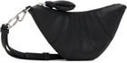 LEMAIRE Black Cross-Body Croissant Coin Pouch