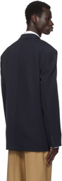 The Row Navy Donnes Blazer