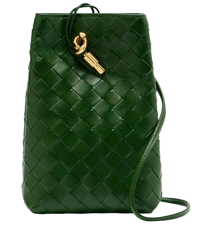 Photo: Bottega Veneta Andiamo Mini leather crossbody bag
