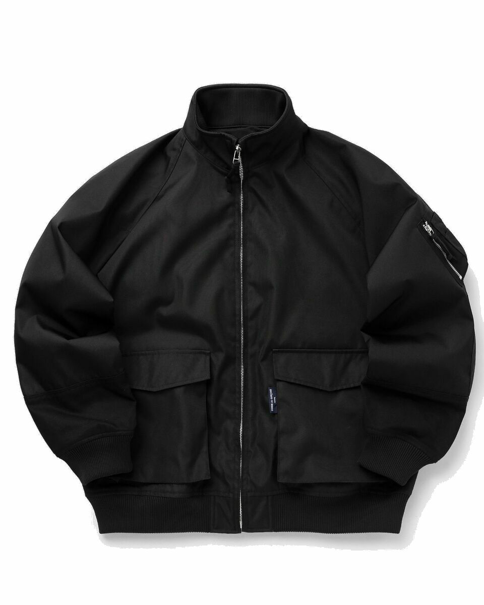 A.P.C. Appliquéd Wool-Blend Felt and Faux Leather Bomber Jacket