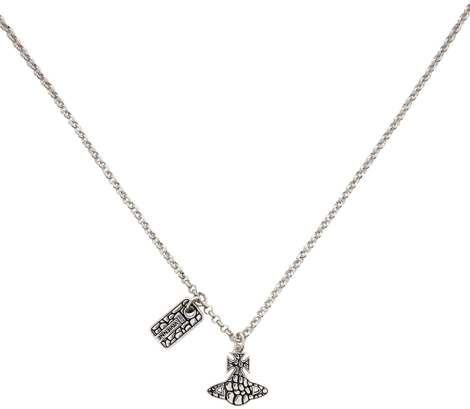 Ariella Pendant Necklace - Vivienne Westwood - Brass - Silver