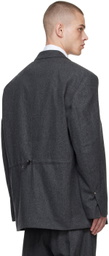 Random Identities Gray 80s Blazer