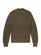 RRL - Cotton Mock-Neck Sweater - Green