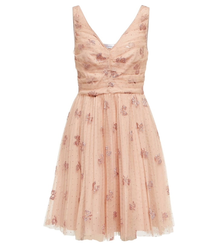Photo: REDValentino Glitter tulle minidress