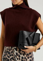 Acne Studios Musubi Knotted Leather Shoulder bag - Black - One Size