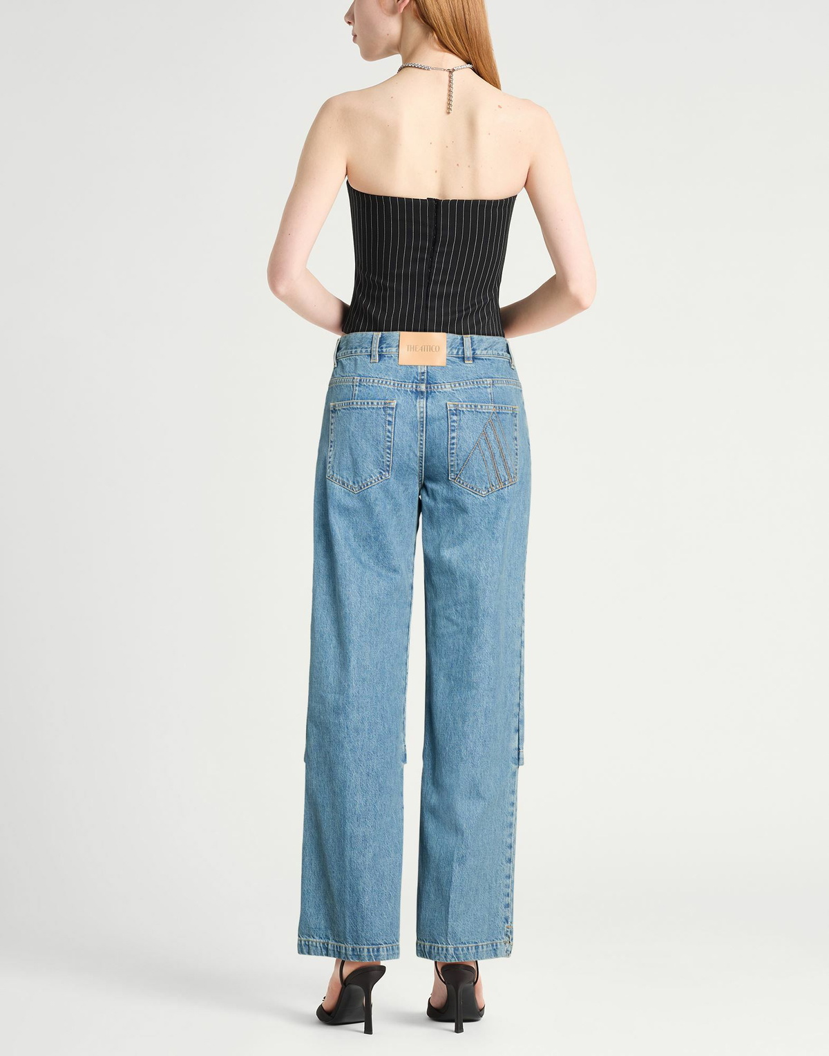 The Attico Womens Jeans in Blue