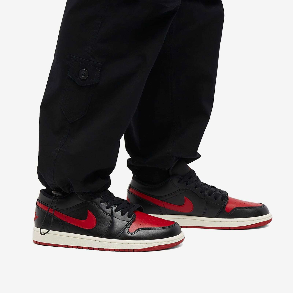 NIKE★WMNS AIR JORDAN 1 LOW★BLACK/SAIL/GYM RED Women's Nike Air Jordan 1 Low - DC0774 160 - White Gym Red