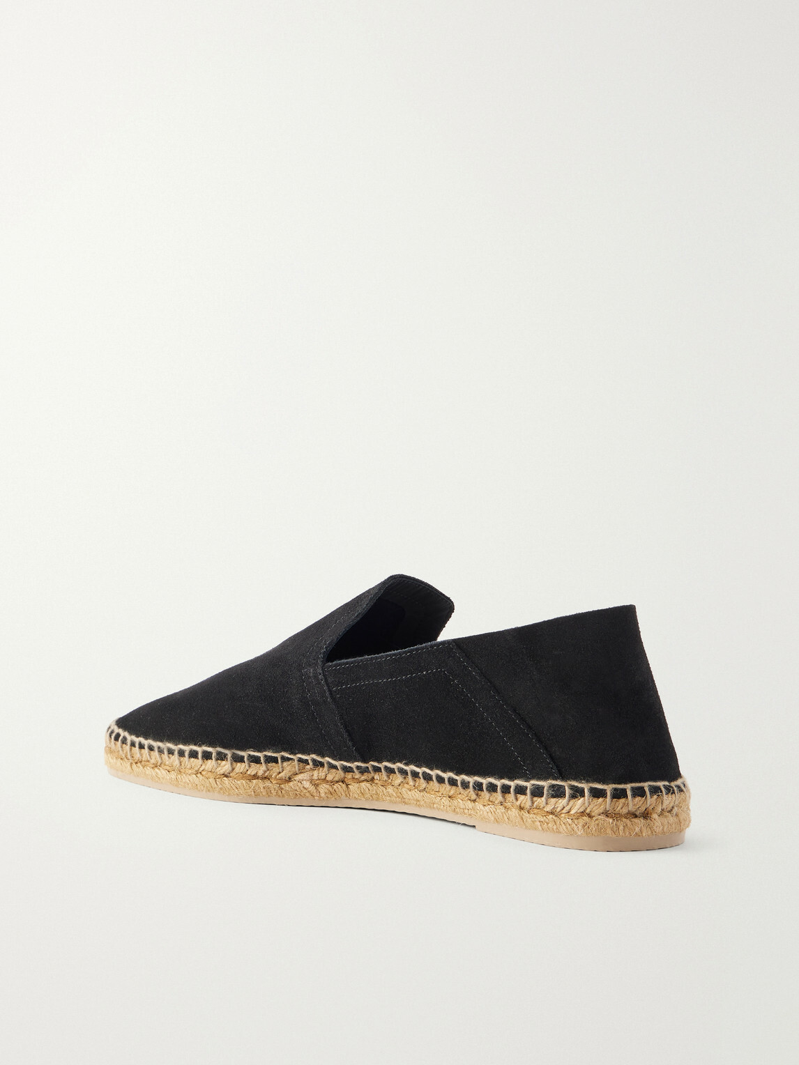 Castañer - Parker Collapsible-Heel Suede Espadrilles - Black