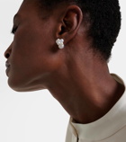 Sophie Bille Brahe Bise 14kt gold single earring with pearls