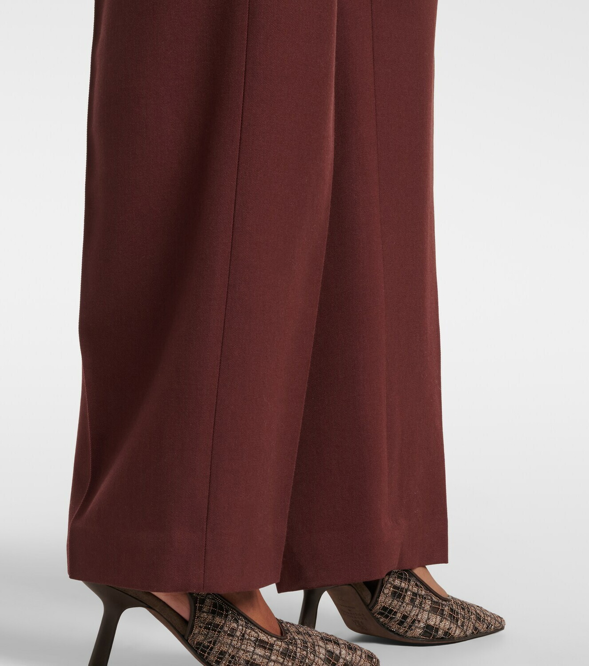 Brunello Cucinelli Monili virgin wool straight pants