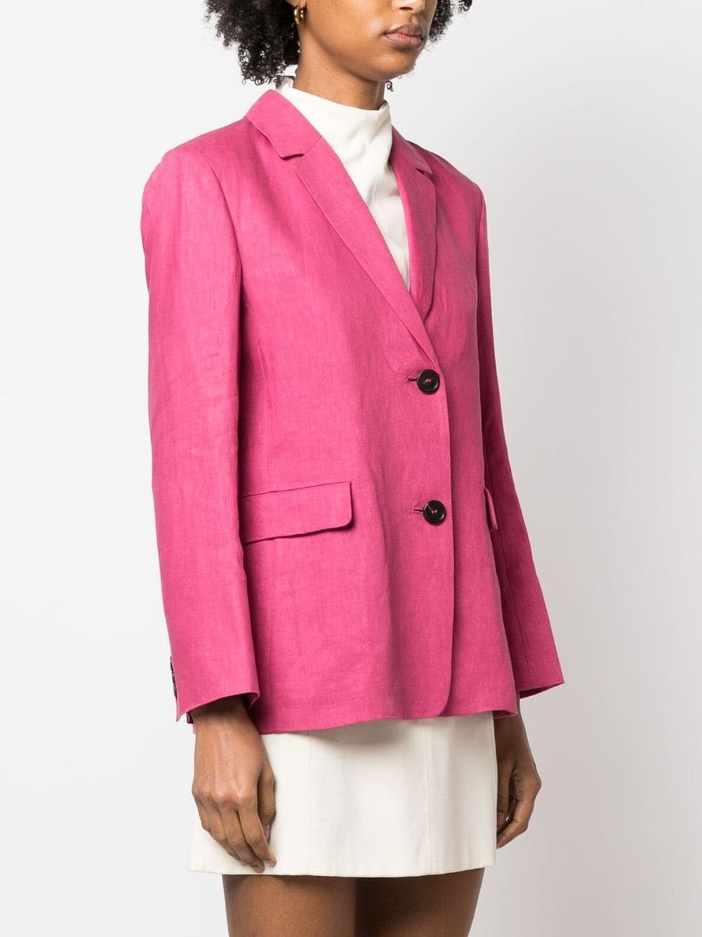 MAX MARA - Single-breasted Linen Blazer Max Mara