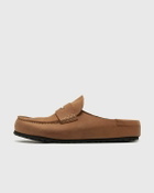 Birkenstock Naples Wrapped Natural Leather Oiled Brown Mens Sandals & Slide