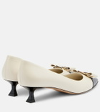 Ferragamo Zelma bow-detail leather pumps