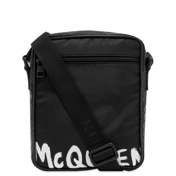 Photo: Alexander McQueen Graffiti Logo Messenger Bag