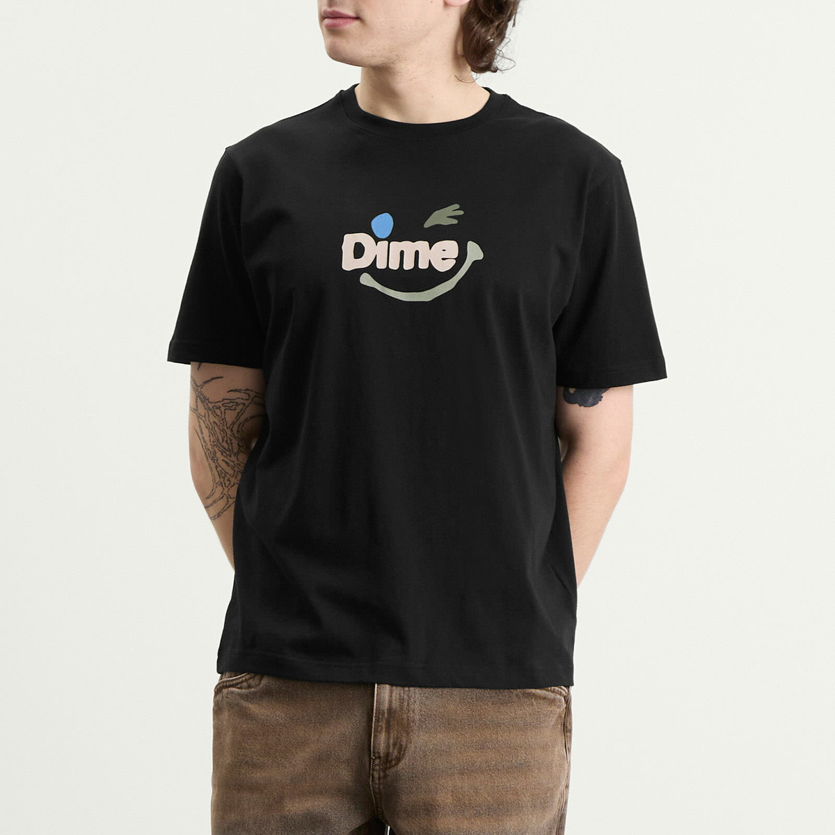 Dime Men's Winky T-Shirt in Black Dime