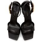 Versace Black Medusa Heeled Sandals