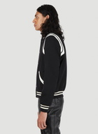 Saint Laurent Teddy Varsity Bomber Jacket