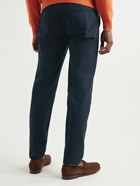 Loro Piana - Slim-Fit Cotton and Wool-Blend Twill Chinos - Blue