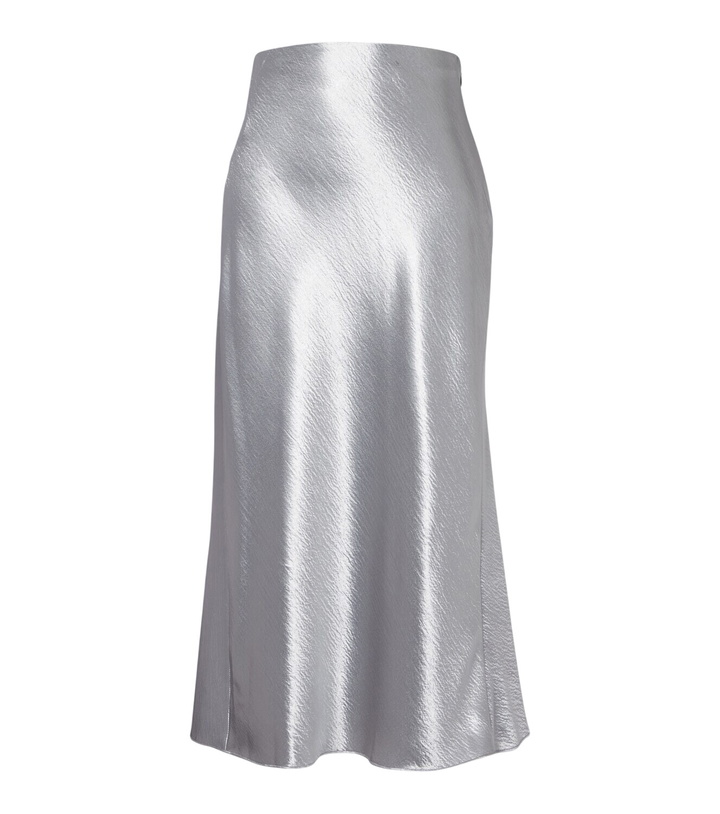 Photo: Tory Burch Satin midi skirt