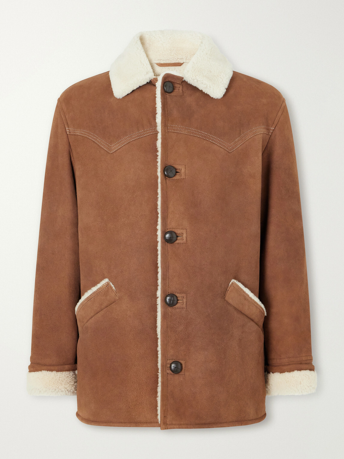 Fortela - Shearling Jacket - Brown