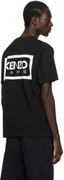 Kenzo Black Kenzo Paris Bicolor T-Shirt
