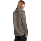 Rick Owens Gray Tower Overshirt