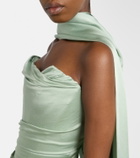 Vivienne Westwood Nova Vixen scarf-detail satin gown