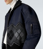 Loewe Argyle technical twill jacket
