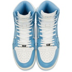 AMIRI Blue and White Skel Top Hi Sneakers