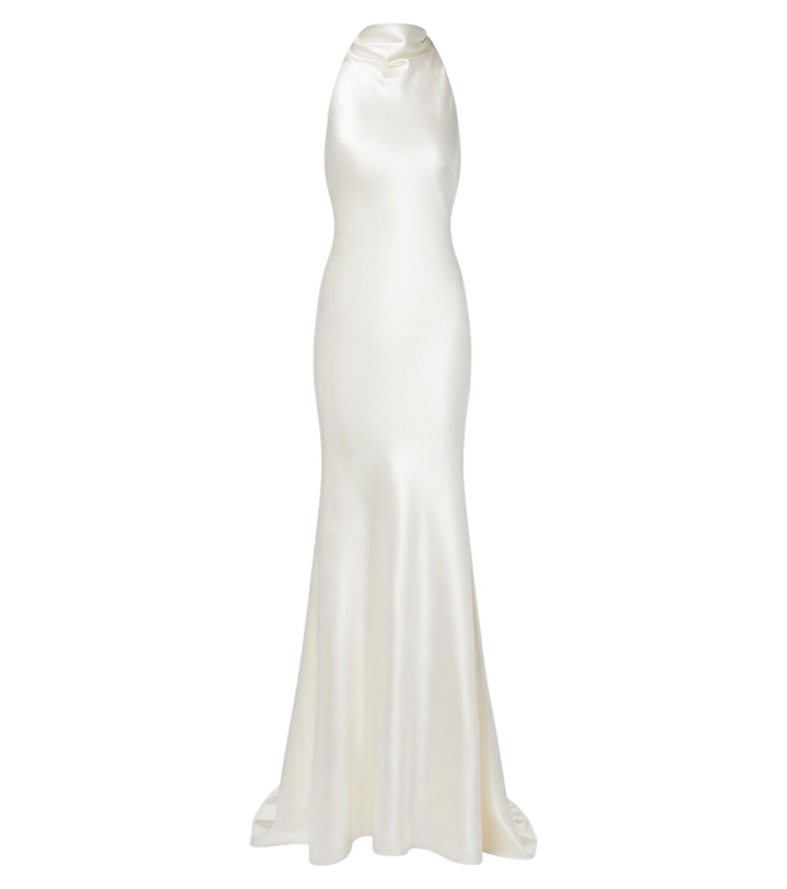 Photo: Danielle Frankel Bridal Stella wool and silk gown
