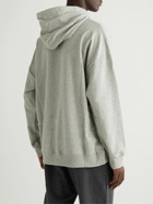 Calvin Klein Underwear - Logo-Embroidered Cotton-Blend Jersey Hoodie - Gray