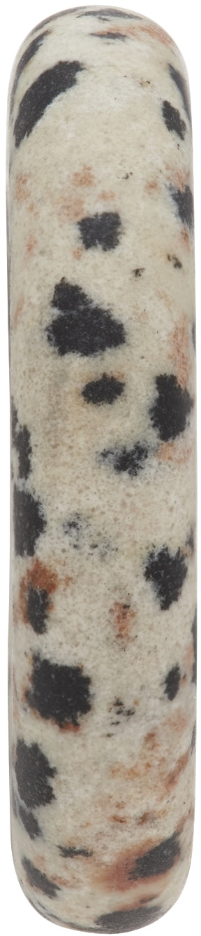 RÄTHEL & WOLF SSENSE Exclusive Grey Lace Agate Edgar Single Ear Cuff
