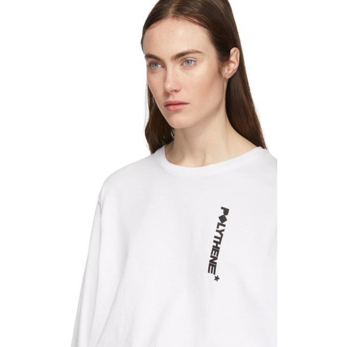 Polythene* Optics White C-Clamp Long Sleeve T-Shirt