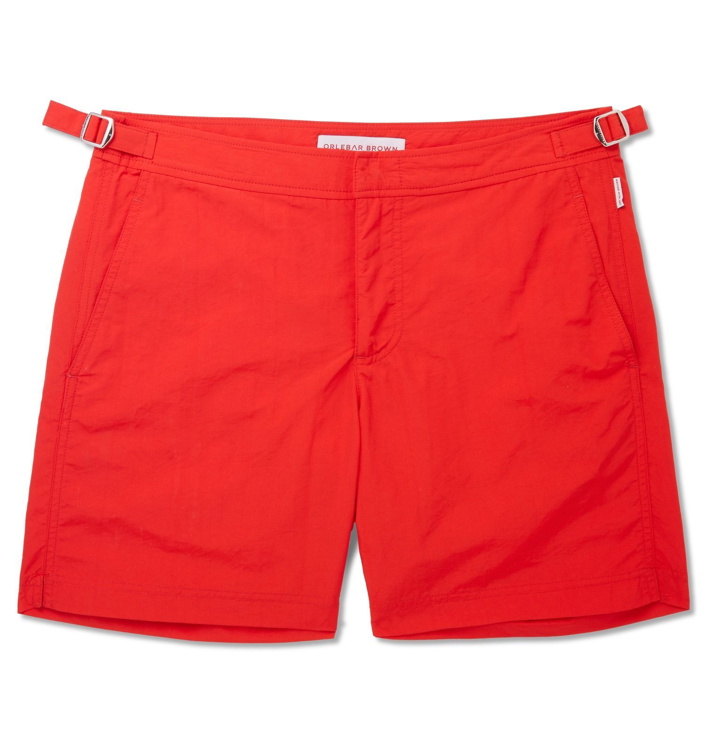 Photo: Orlebar Brown - Bulldog Mid-Length Swim Shorts - Red