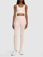 STELLA MCCARTNEY - Logo Stretch Cotton Jersey Leggings