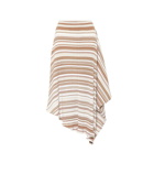 JW Anderson - Striped wool skirt