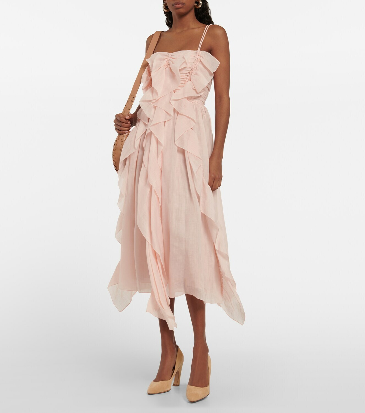 Chloe Contour Cascade Ruffle Dress main image 1