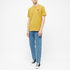 Comme des Garçons Play Men's Colour Series Logo T-Shirt in Olive