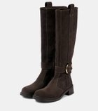 See By Chloé New Ring suede knee-high boots