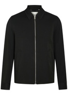 Les Deux Como Coach Logo-embroidered Woven Jacket Black