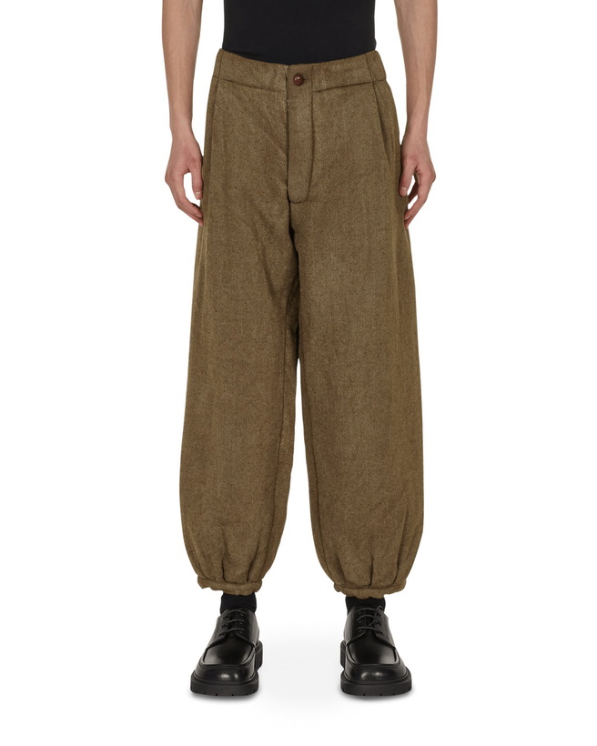 Photo: Maison Margiela Padded Wool Trousers