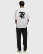 Maison Kitsune STUNT FOX OVERSIZE TEE White Mens Shortsleefe