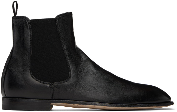 Photo: Officine Creative Black Solitude 004 Chelsea Boots