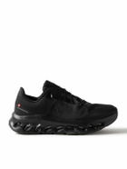 ON - Cloudnova 2 Stretch-Knit and Mesh Running Sneakers - Black