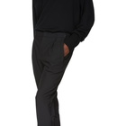 Wooyoungmi Black Wool Cuff Trousers