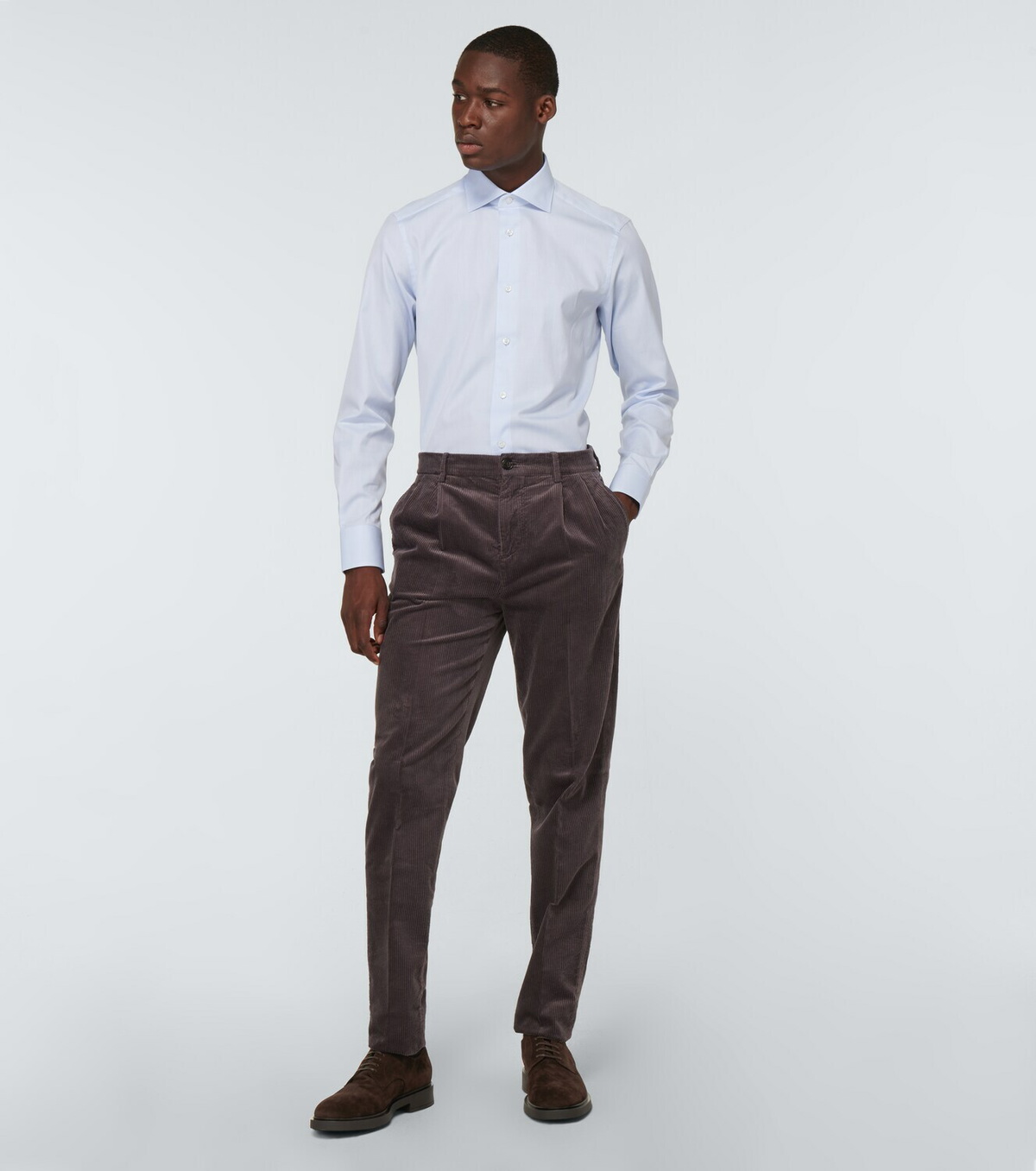 Gianvito Rossi William suede Derby shoes