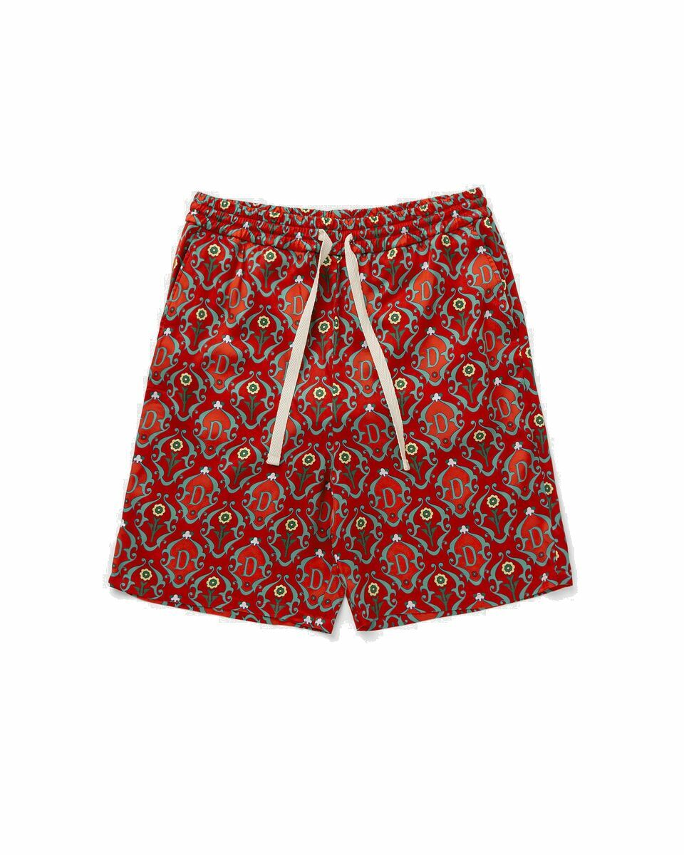 Drôle De Monsieur Le Short Ornements Red - Mens - Casual Shorts Drôle ...