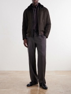 Brioni - Woven Cotton Shirt - Purple